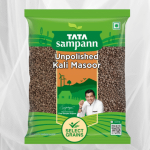 Rich Taste, High Protein – Tata Sampann Unpolished Black Masoor Dal (1 kg)